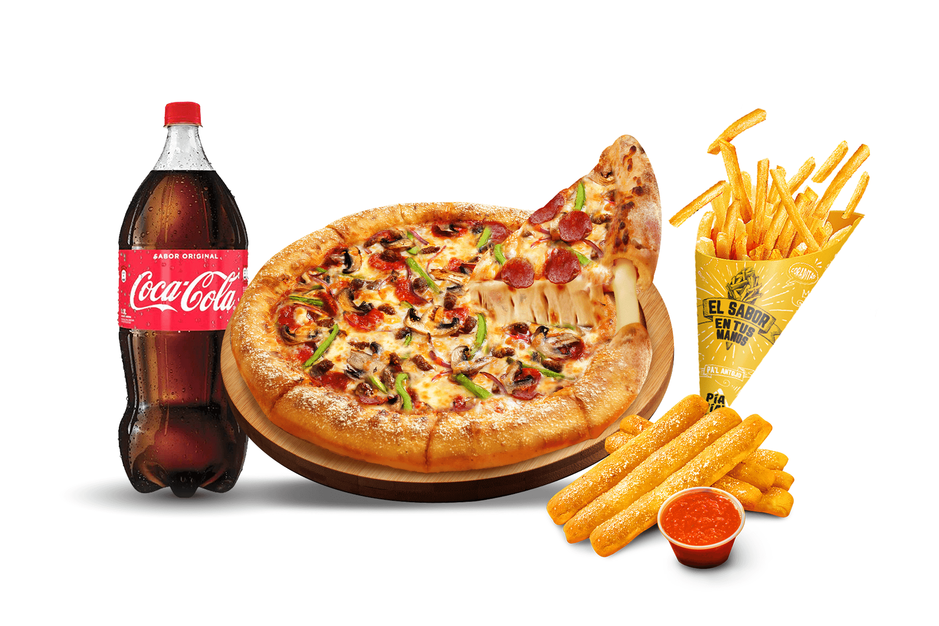Combo-Pizza Liver Super Queso Grande