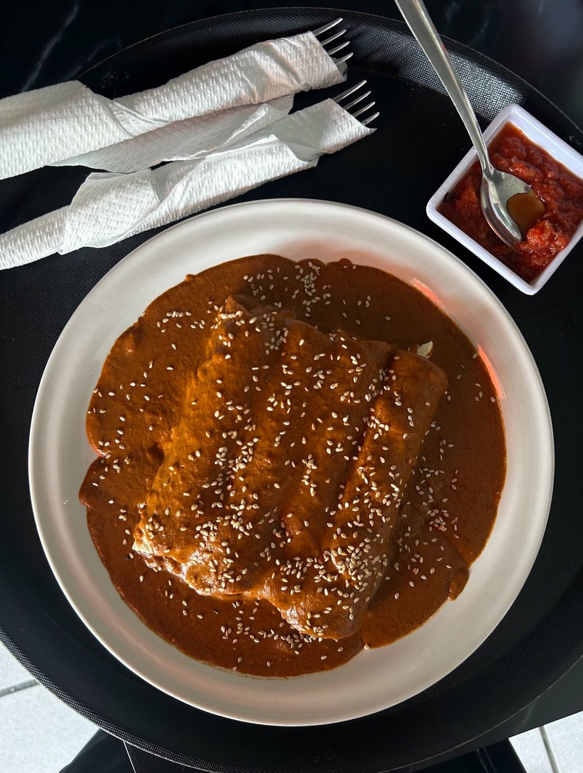 Enmoladas Rellenas