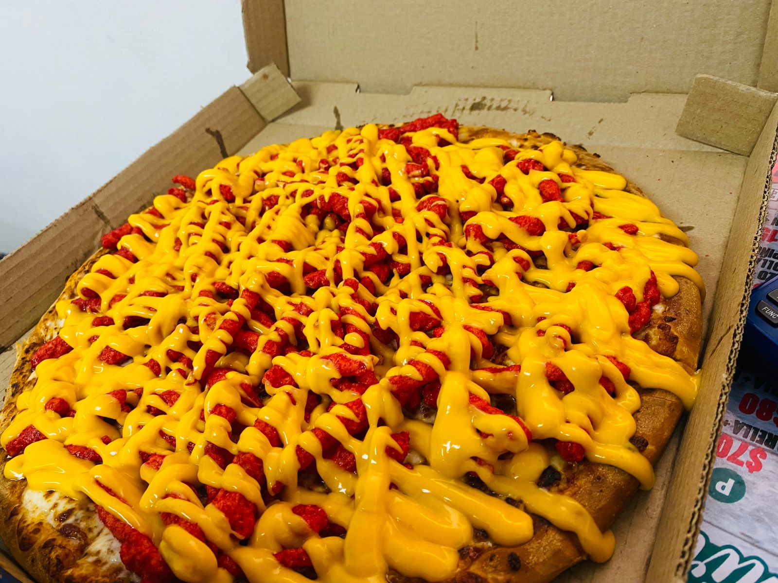 Pizza Flaming