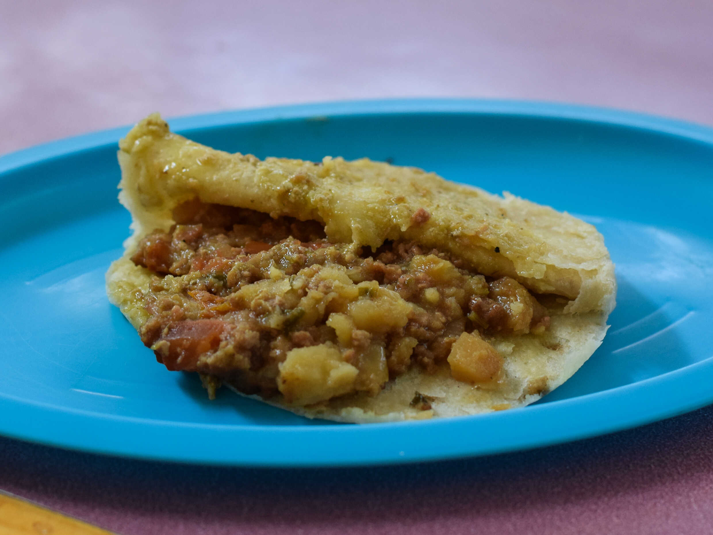 Gordita Harina- Picadillo