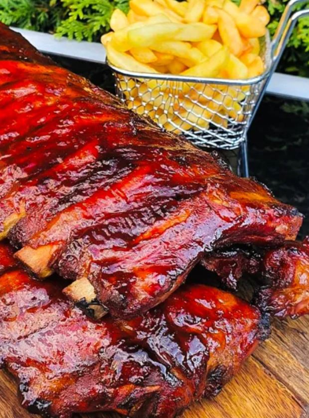 Bourbon Ribs and Wings