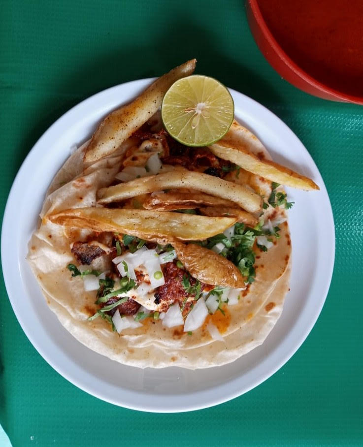 Taco de Cecina Enchilada