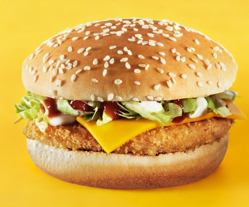 Hamburguesa Pollo Crunch Sin Papas