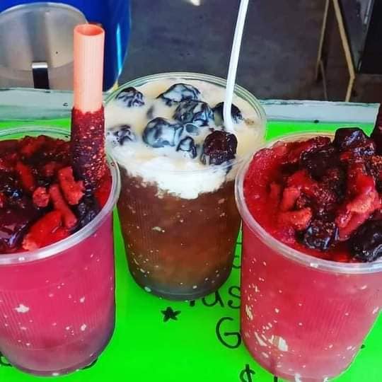 Raspado de Ciruela con Leche Quemada