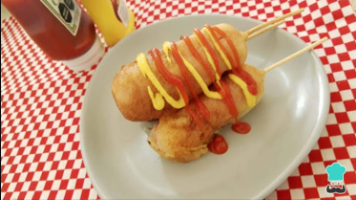 Banderilla de Salchicha con Queso