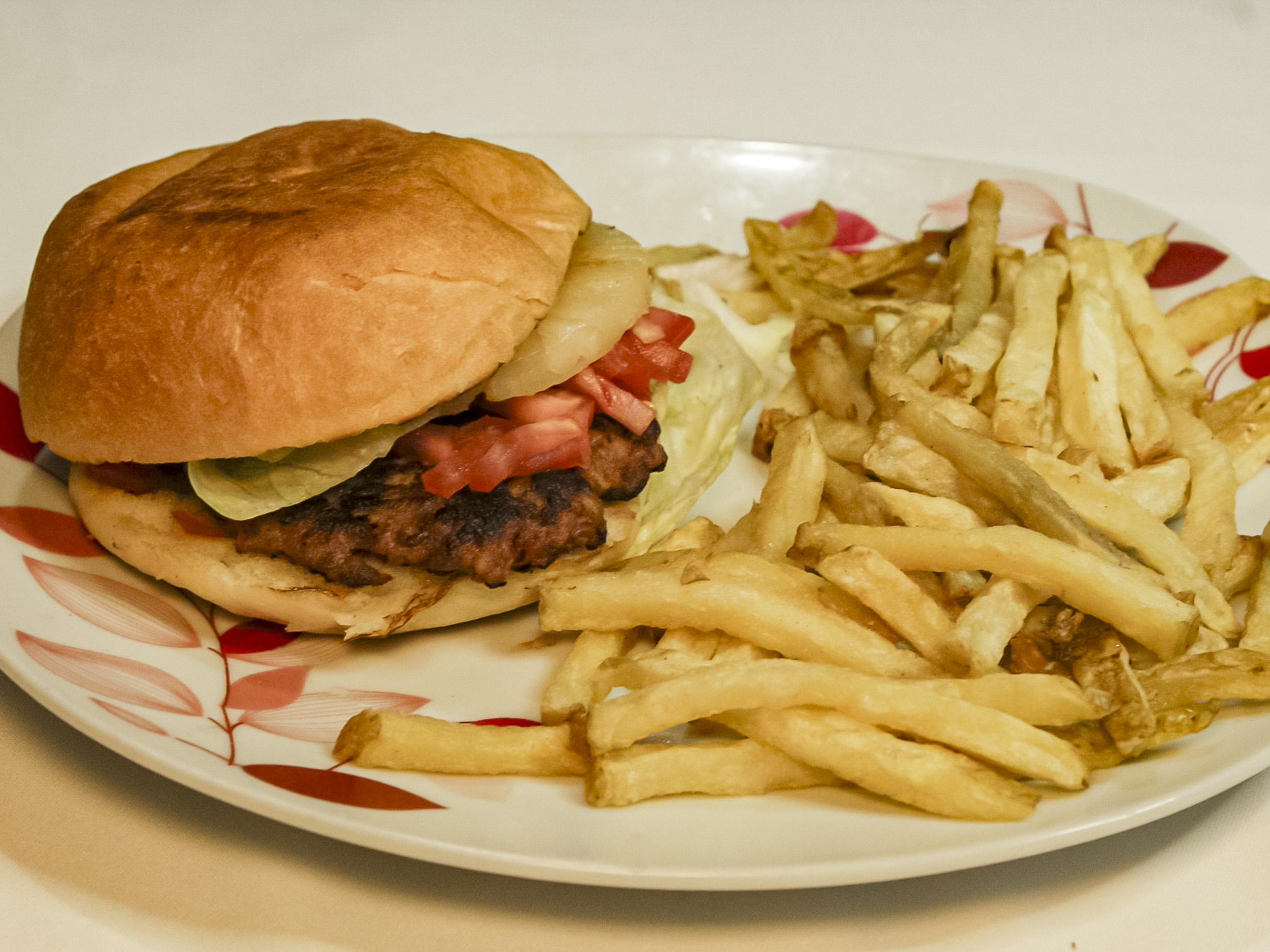 Hamburguesa Hawaiana a la Plancha