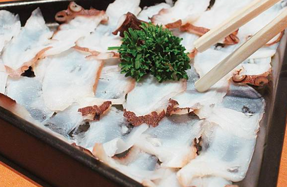 Sashimi de Pulpo
