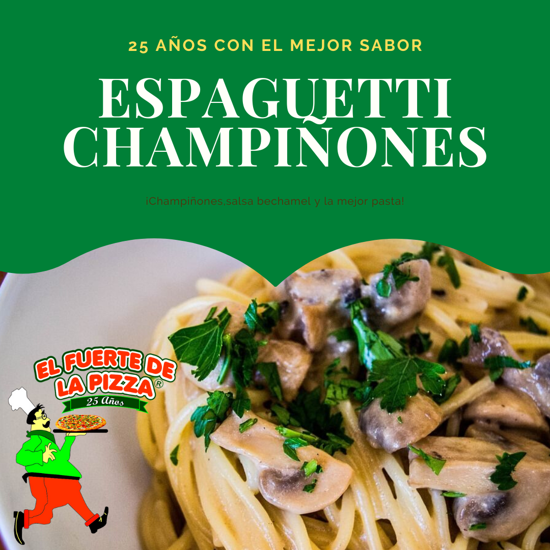 Espaguetti Champiñones