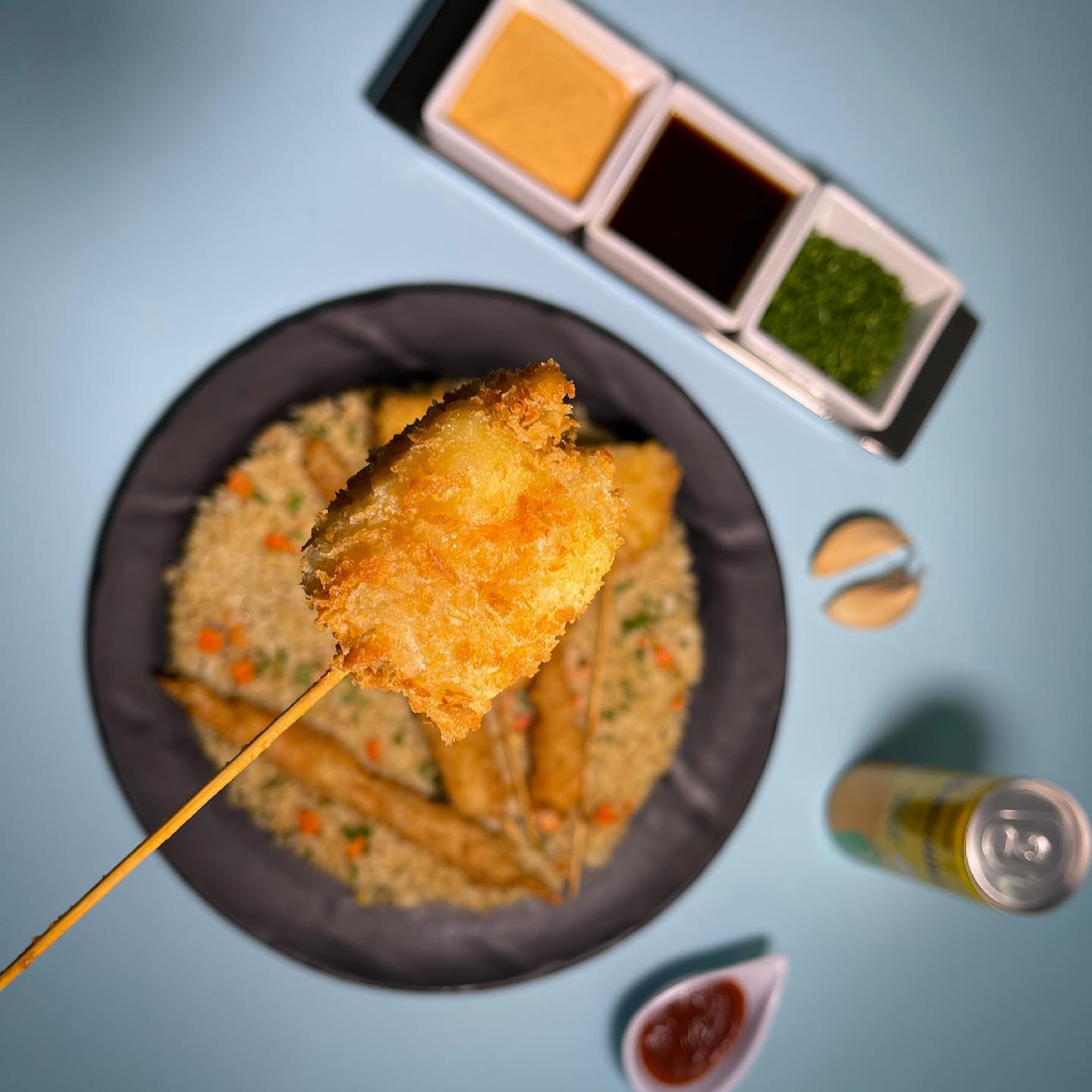 Brocheta de Queso Manchego