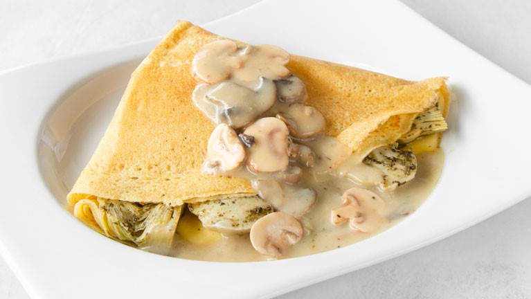 Champiñones, Alcachofa y Queso