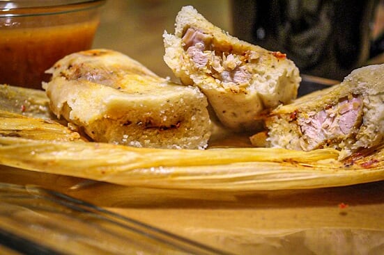 Tamal de Lomo Rojo