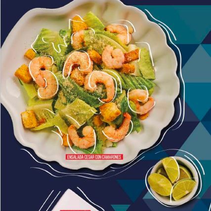 Ensalada Cesar Camarón