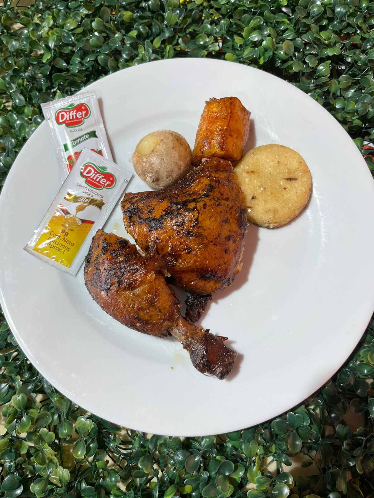 ⭐1/4 Pollo Carbón⭐