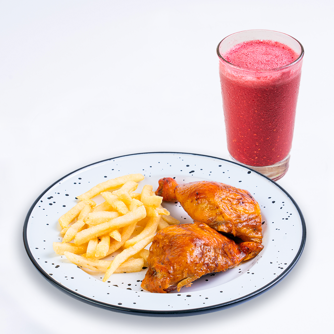 Menú Infantil Pollo Asado Solo