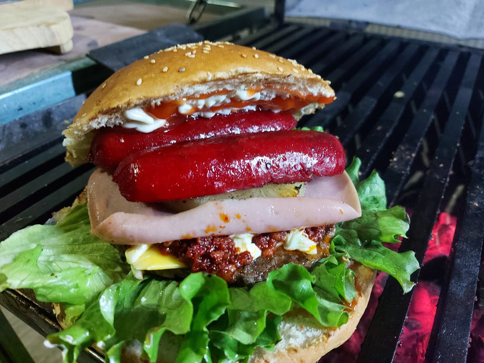 Hamburguesa con Tocho Morocho