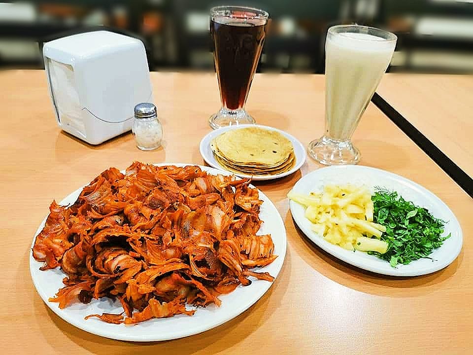 COMBO PARA DOS PASTOR 1/2 KG + 1 LT AGUA SABOR
