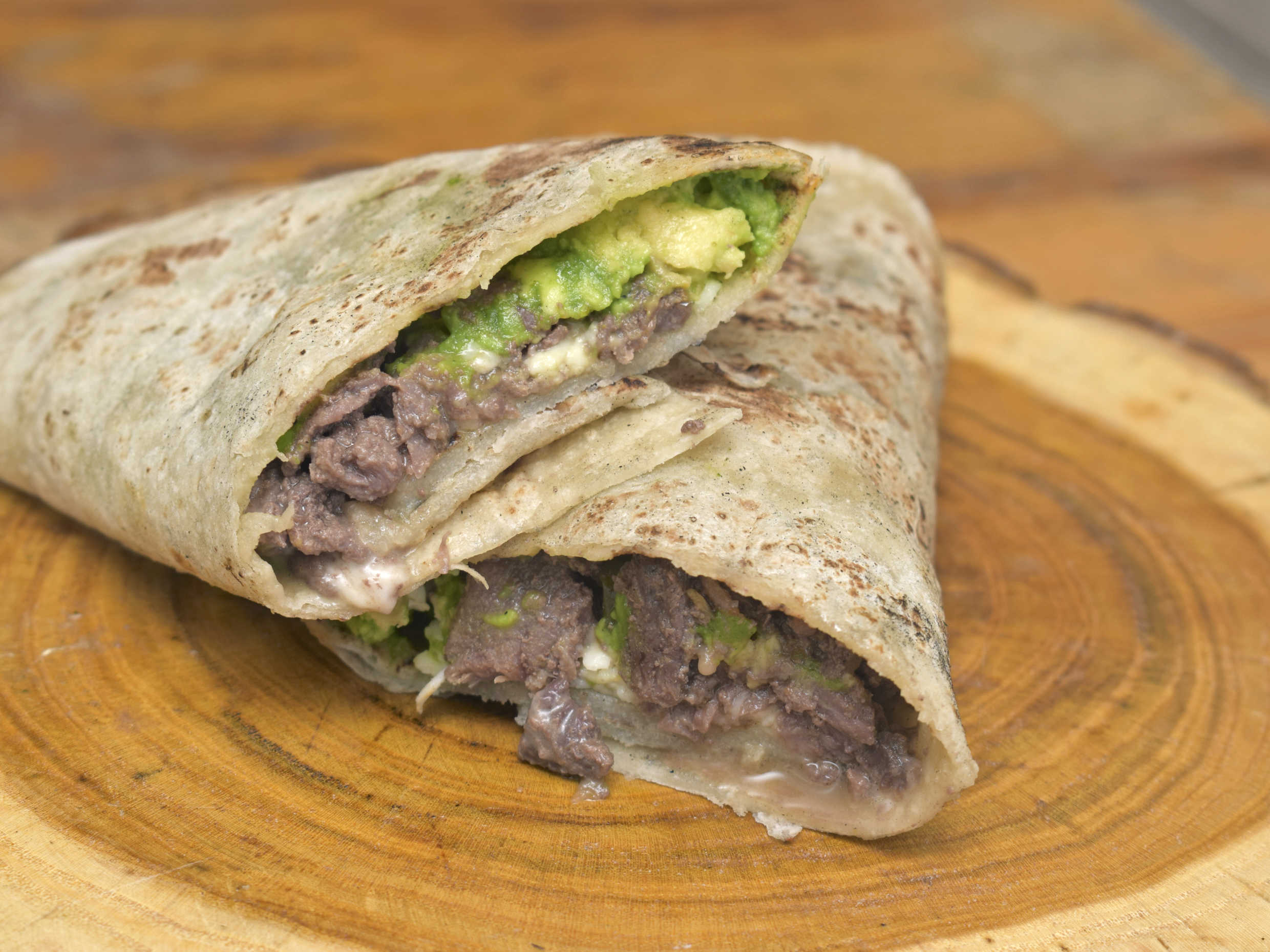 Burrito Bistec a la mexicana