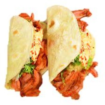 Taco al Pastor con Queso Tortilla de Harina