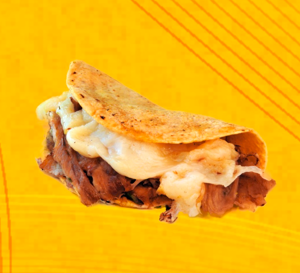 Taco Oriental con Queso