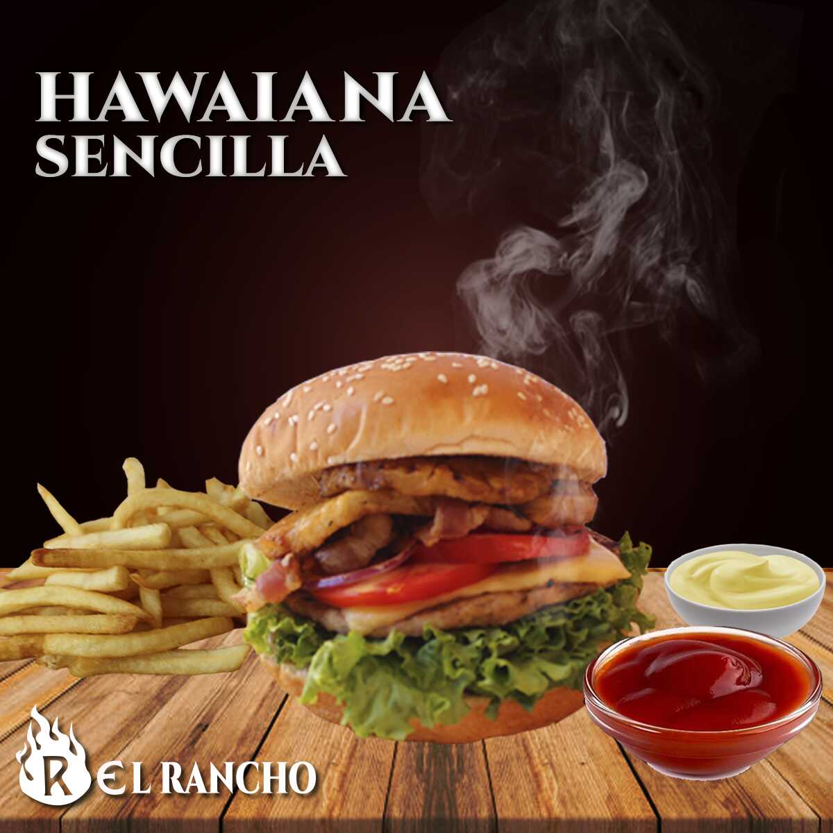 Hamburguesa Hawaiana