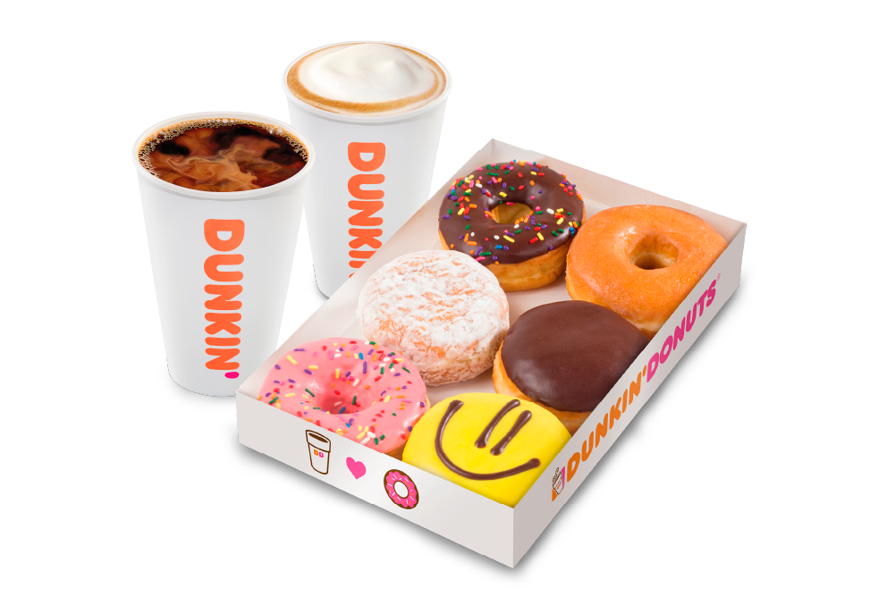 1/2 Docena y 2 Bebidas Dunkin'
