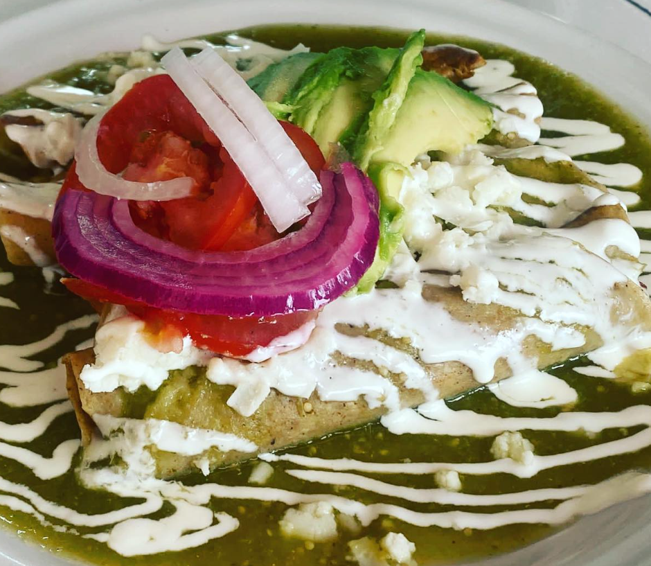 Enchiladas de pollo