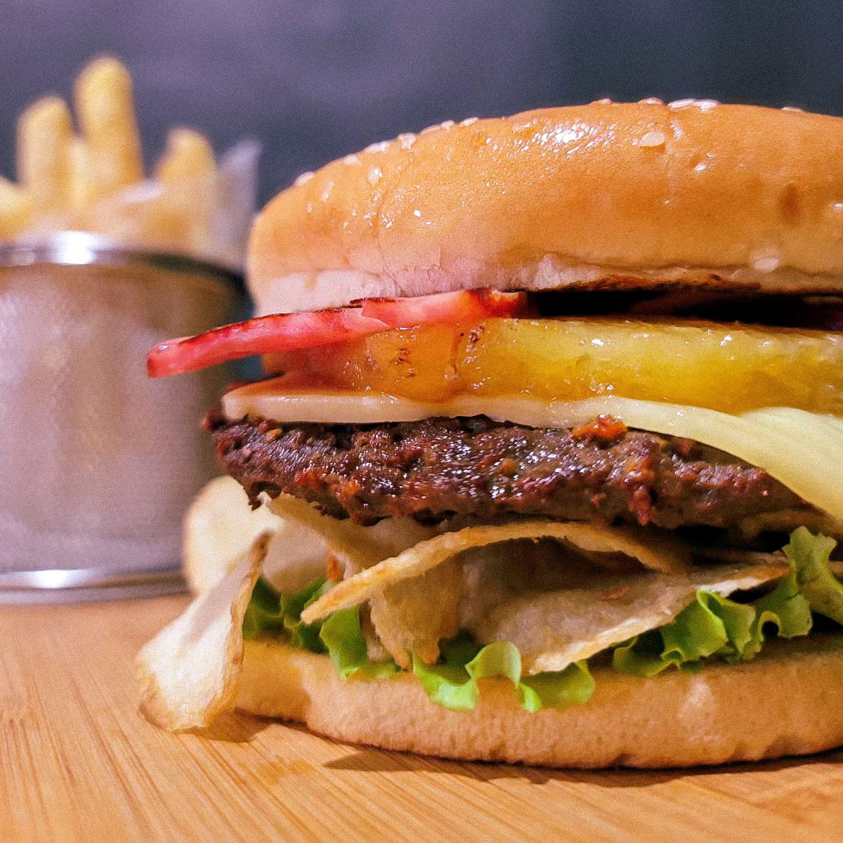 Hamburguesa de Sirloin con Papas
