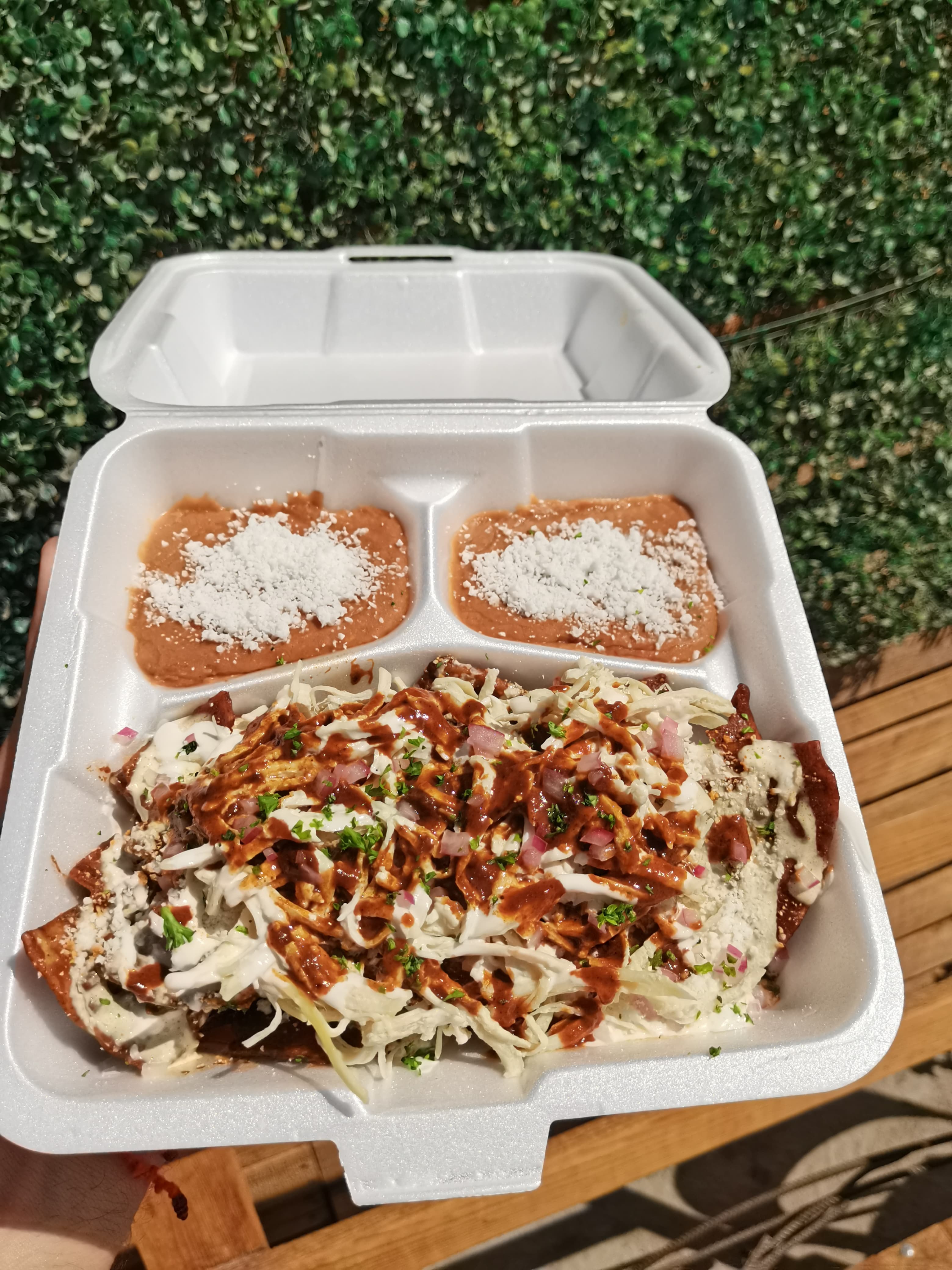 Chilaquiles con Pollo