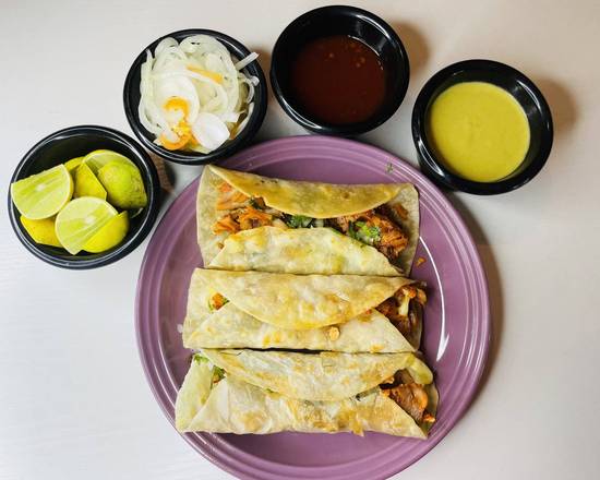 Taco de Pastor (Tortilla de Harina)