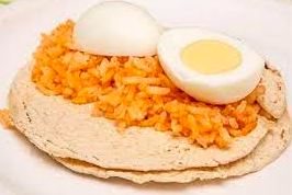 Taco de Huevo Cocido