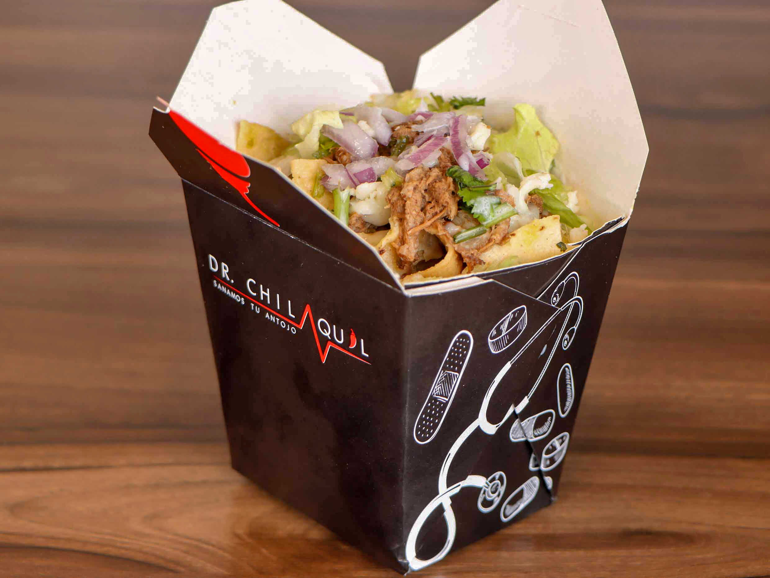 Chilaquiles de Verde con Carne