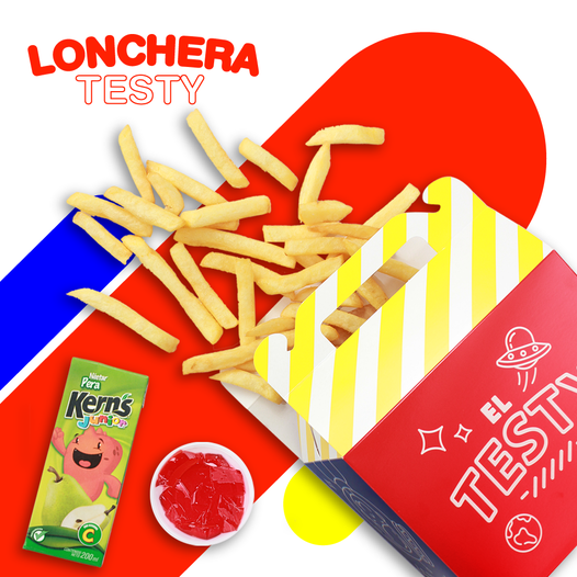 Lonchera Testy con Hamburguesa Pequeña