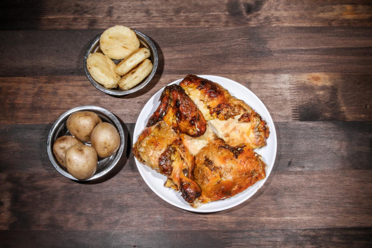 Medio Pollo Asado