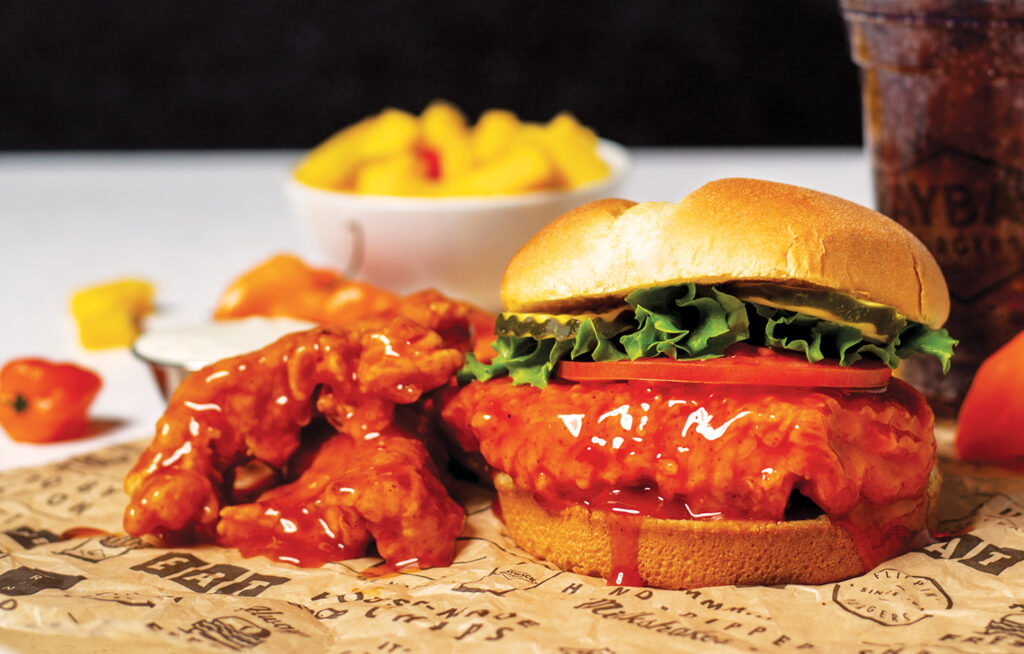 MANGO HABANERO Chicken Burger