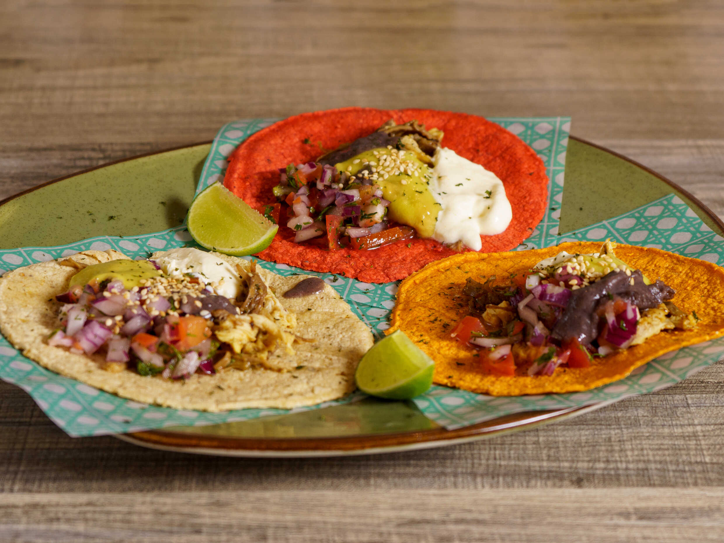 Tacos de Carne o Pollo