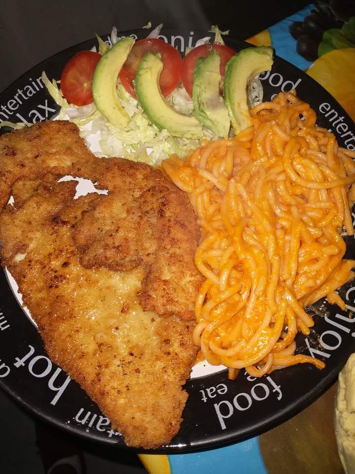 Milanesa de Pollo con Papas