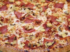 Pizza Grande Pizza Jamón y Hongos