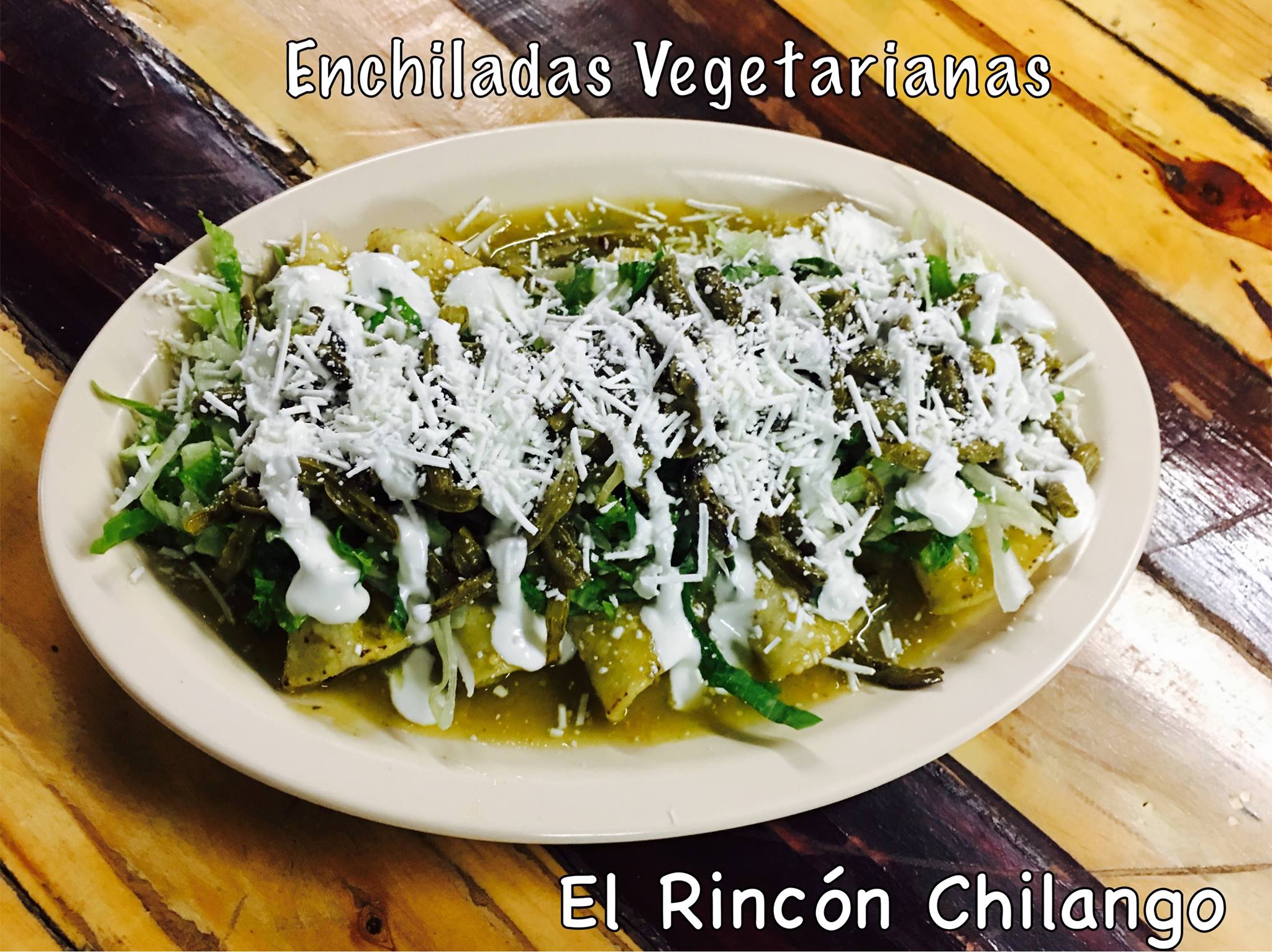 Enchiladas Verdes Vegetarianas