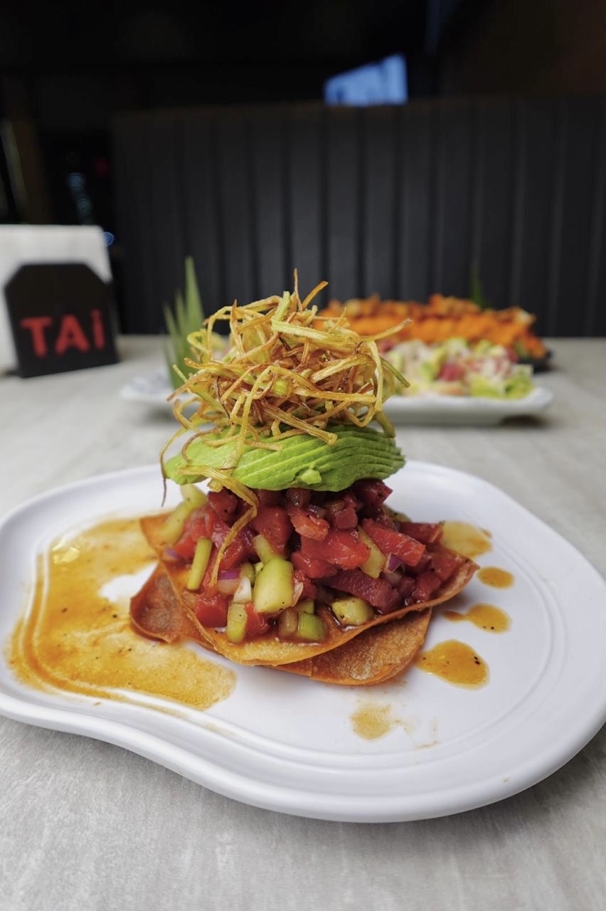 Tostada Wonton
