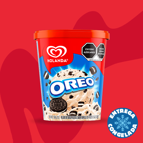 Helado Oreo 1 L