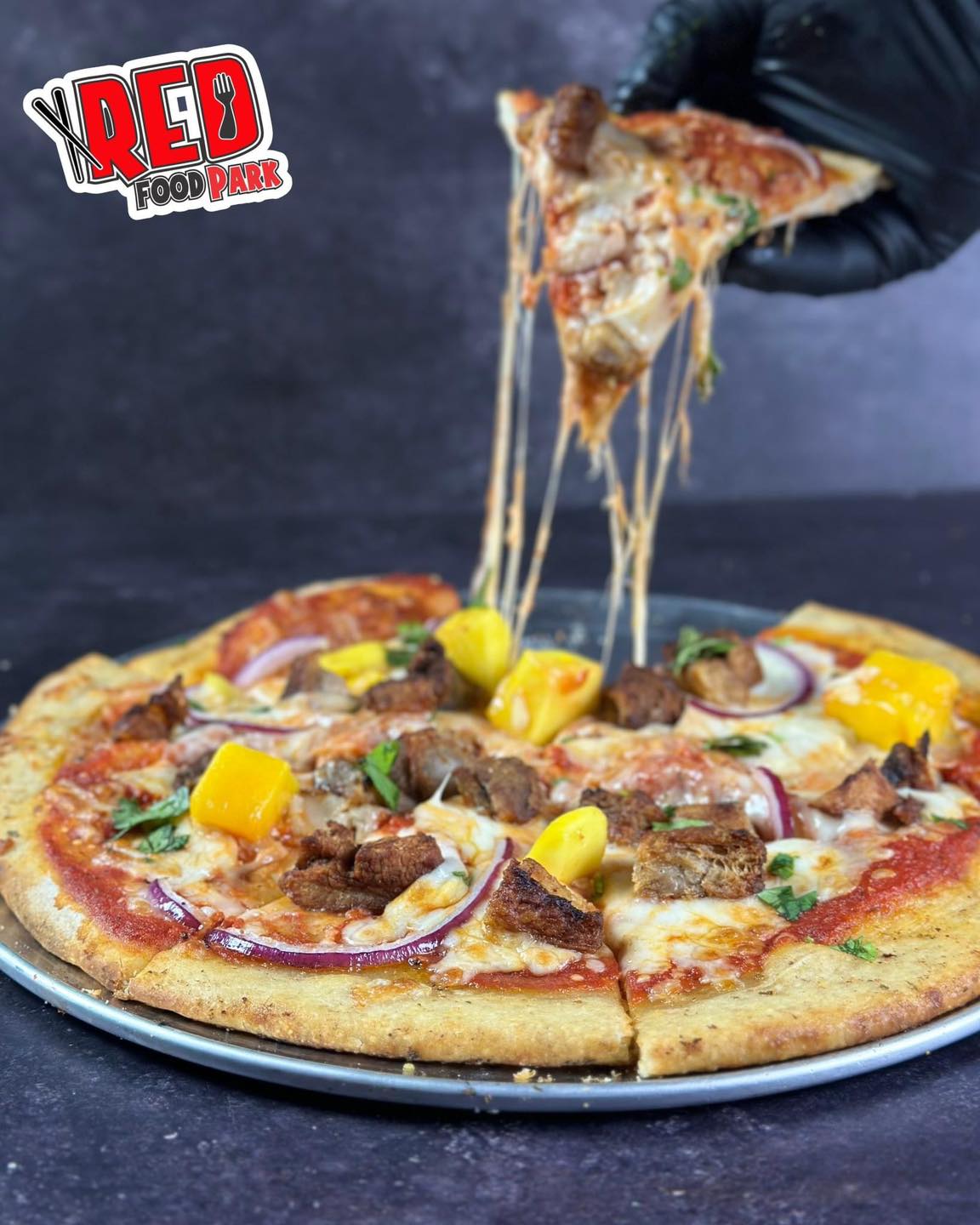 Pizza familiar Hawaiana