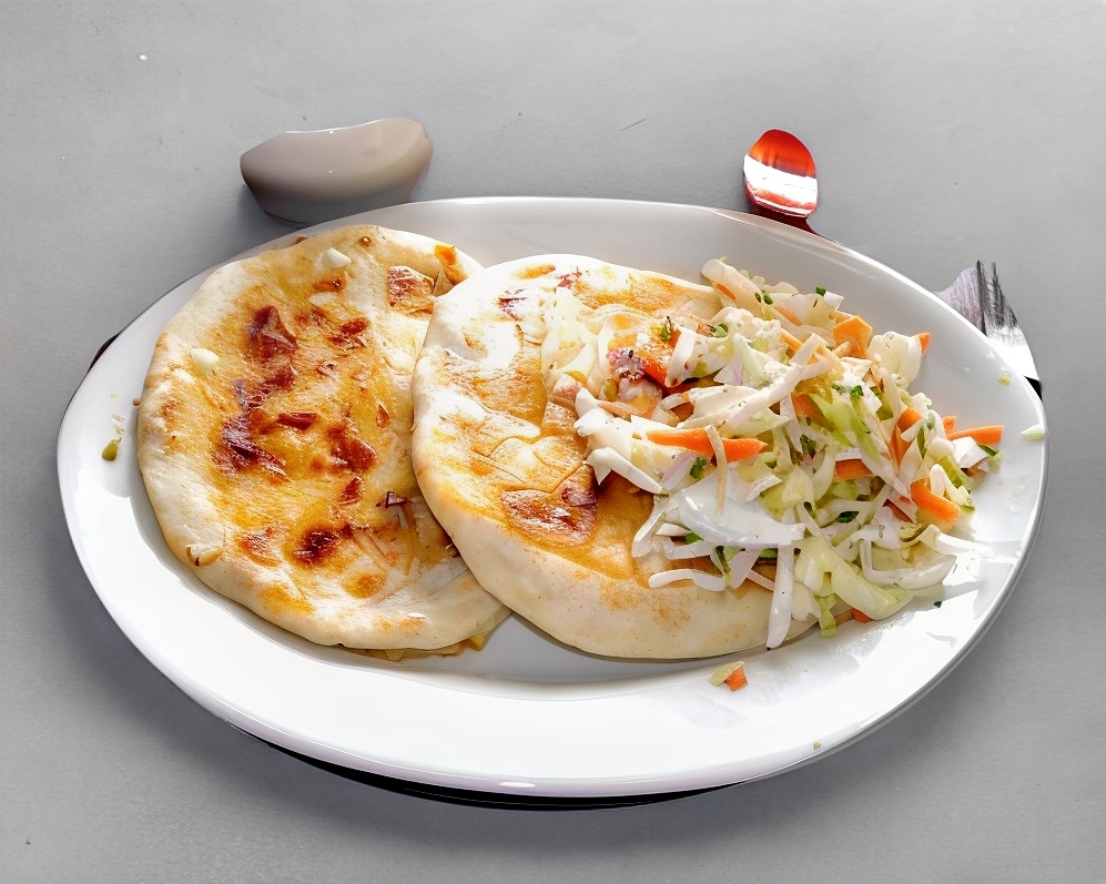 Pupusa de Chicharrón.
