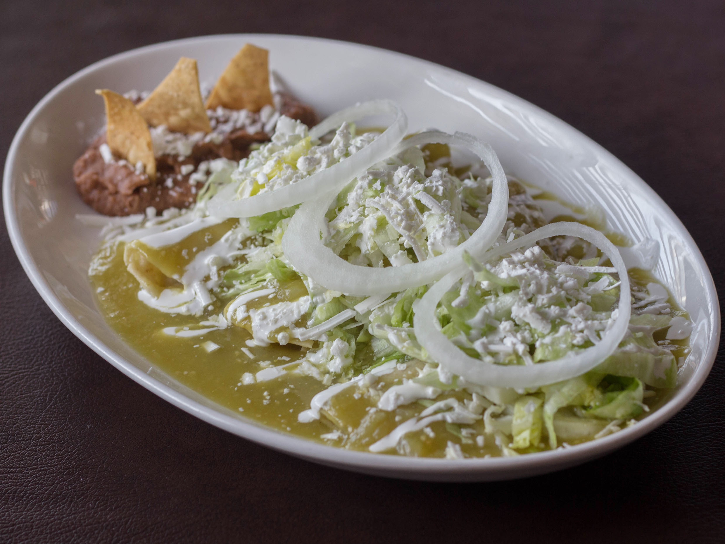 Enchiladas verdes