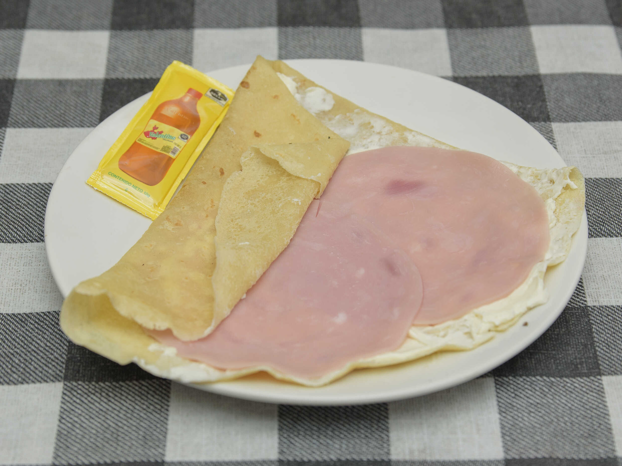 Crepa Philadelphia con Jamón
