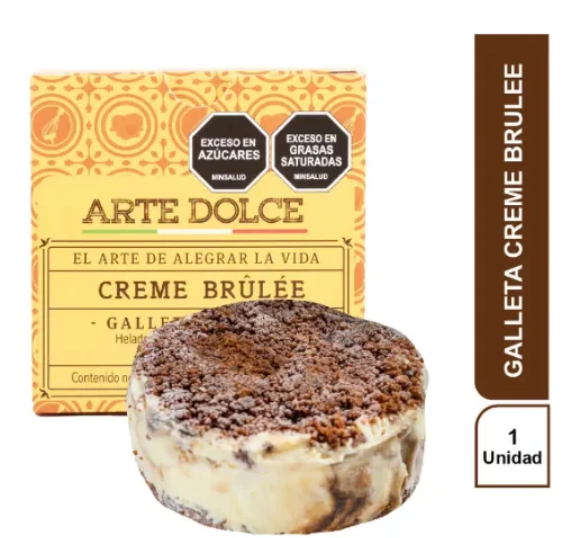 Galleta Helado de Creme Brulee 125 g