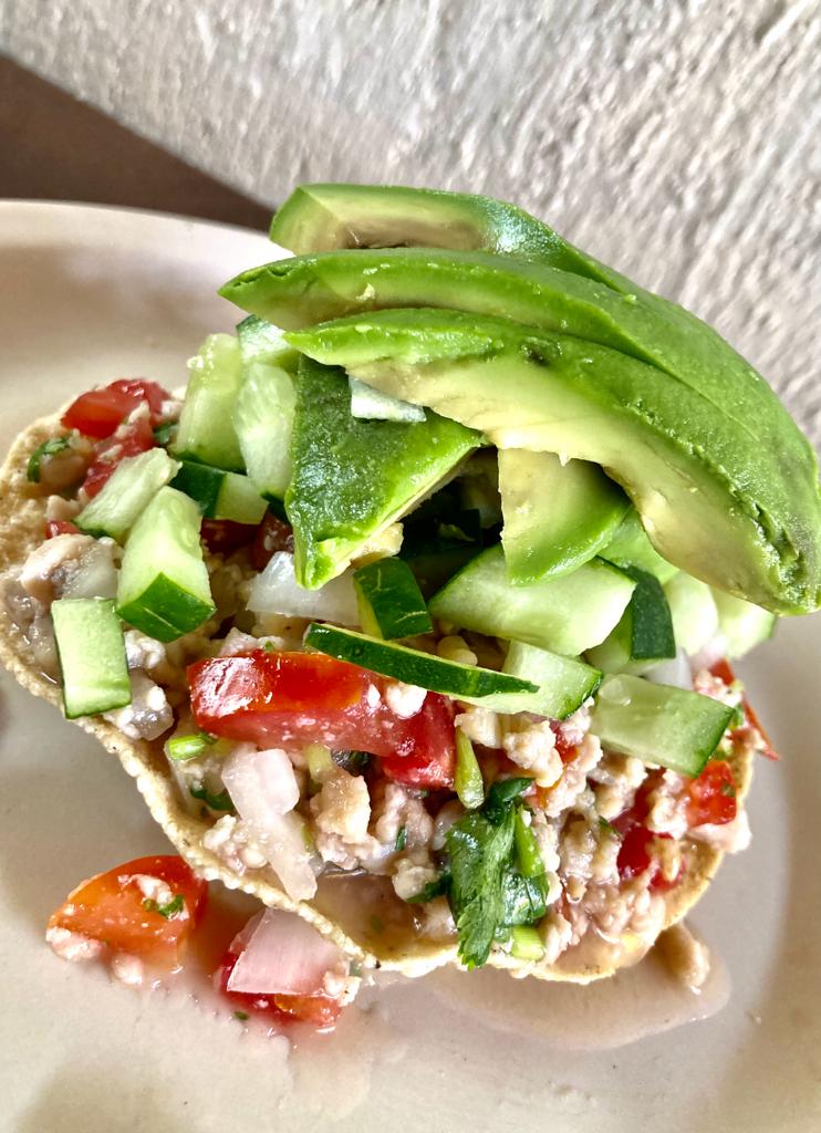 Tostada de Ceviche