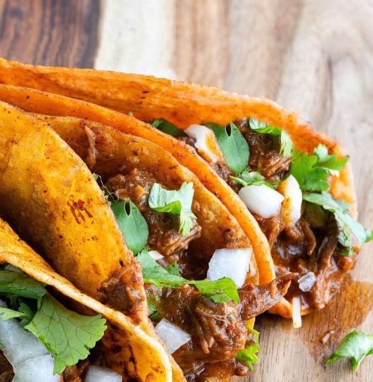 Taco suave de birria