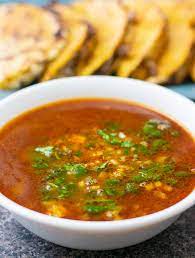 Consome de Birria sin Carne
