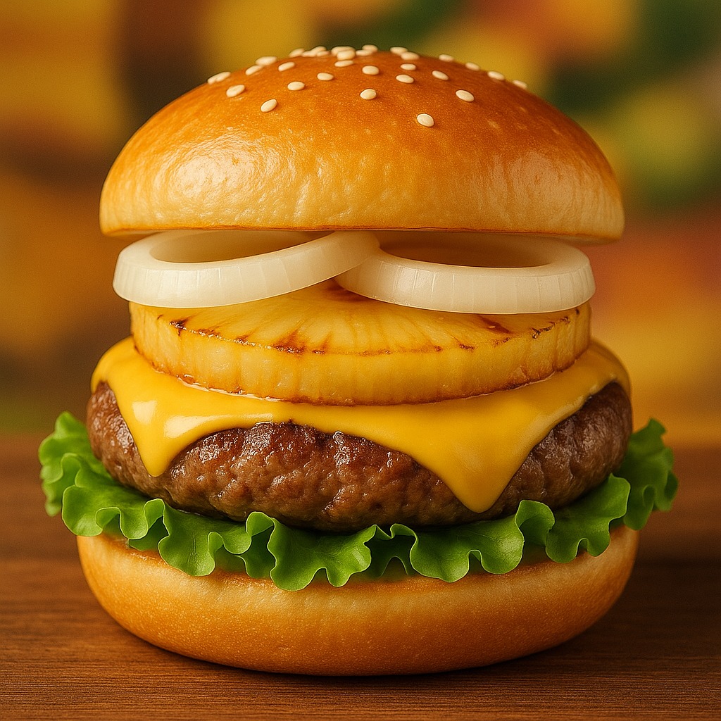 Hamburguesa Hawaiana