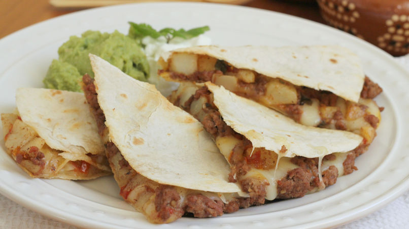 Quesadillas con Guiso